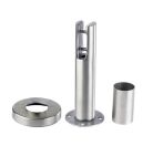 Noga do kabiny toaletowej WC SISO 10-13mm H130-160mm SS304 - 2