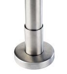 Noga do kabiny toaletowej WC SISO 10-13mm H130-160mm SS304 - 4