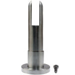 Noga do kabiny toaletowej WC SILVA 18mm H100mm SS304 - 3