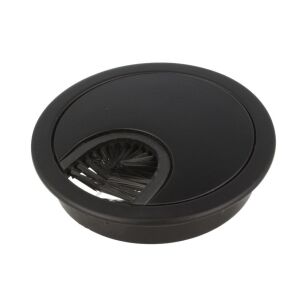 Przepust kablowy fi60x13mm znalowy szczotka czarny
