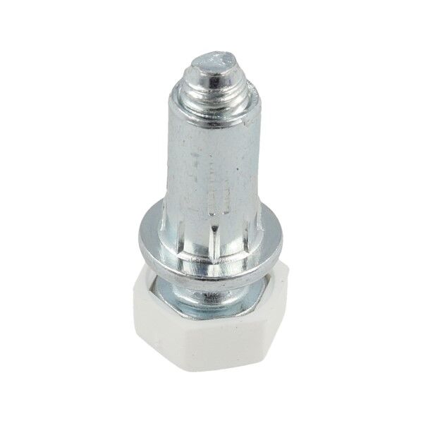 Stopka meblowa PIK z mufą M6x22mm/fi12m/biała