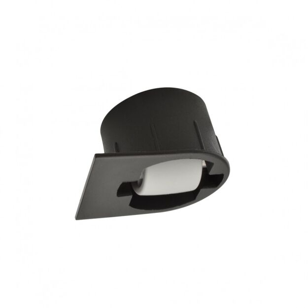 Mini rolka wpuszczana miękka TPR fi15mm otwór fi25mm z kołnierzem prowadzącym niska 1mm