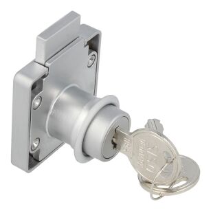 Zamek meblowy kwadratowy SISO X850 fi19x22mm MCK aluminium