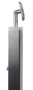 Słupek do balustrady 40x40x1,5, końcowy ruchomy SS304