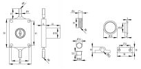 Zamek baskwilowy rozporowy SISO 7080 fi19mm CK - 3