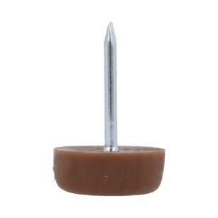 Ślizgacz plastik fi15x6mm gwóźdź brąz