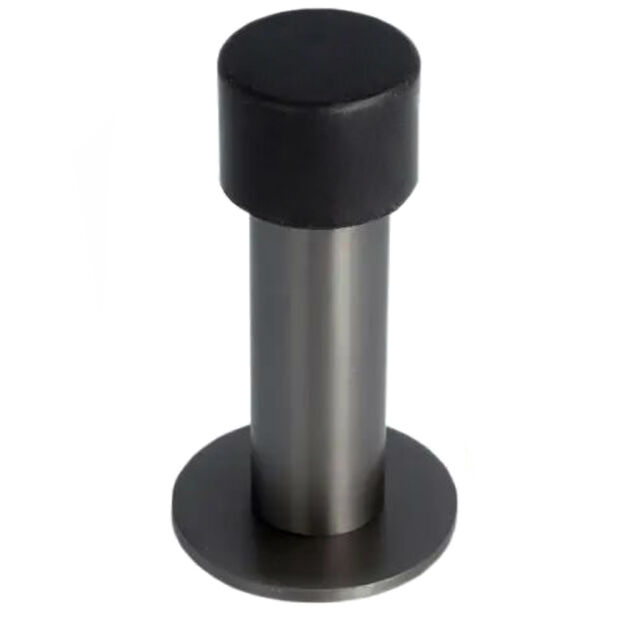 Odbojnik do drzwi STICK fi22x85mm czarny SS201 czarna guma
