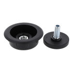 Stopka meblowa MORTISE fi40mm czarna - 2