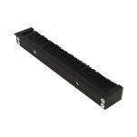 Przepust kablowy NX 35x200x19mm przyścienny aluminium czarny - 3