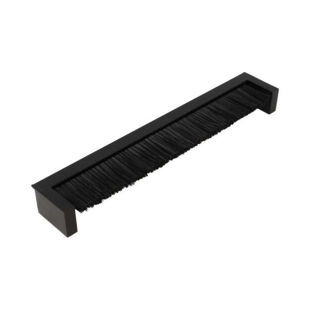 Przepust kablowy NX 35x200x19mm przyścienny aluminium czarny