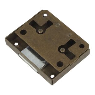 Zamek puszkowy SISO 2110 25mm brązowy