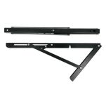 Wspornik półki składany 400mm czarny - 5