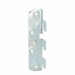 Zaczep do łóżka grzebieniowy SISO 3750 130mm 4x żeńskie + 4x męskie jasny ocynk - 3