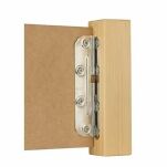 Zaczep do łóżka grzebieniowy SISO 3750 130mm 4x żeńskie + 4x męskie jasny ocynk - 10