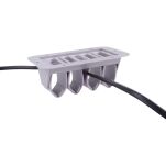Prowadzenie kabli TRIK szary 110x65x42mm - 2