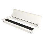 Przepust kablowy FORRO 276x120x25,7mm aluminium biały - 2