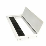 Przepust kablowy FORRO 276x120x25,7mm aluminium biały - 3