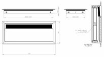 Przepust kablowy FORRO 276x120x25,7mm aluminium biały - 4