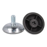 Stopka meblowa ARC M10x16mm fi50 chrom - 2