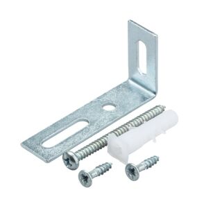 Kątownik mocujący mebel do ściany BALANCE SAFETY 60x15x30mm jasny ocynk