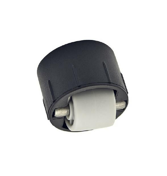 Mini rolka wpuszczana miękka TPR fi15mm lekki STOP otwór fi25mm