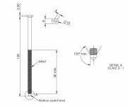 Złącze blatu FIX-MORE śruba M6x120mm - 3