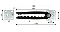 Łącznik meblowy do sofy 172mm LONGER mocne tworzywo - 3