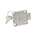 Zamek meblowy kwadratowy SISO X850 fi19x22mm prawy Master J12 MIC MCK - 2