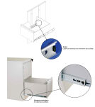 Prowadnica kulkowa ME4950 600mm 80kg/Cena za pare - 5