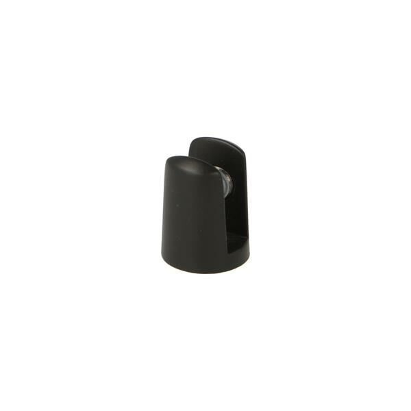 Wspornik szkła CYLINDRYCZNY 4-6mm czarny
