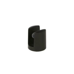 Wspornik szkła CYLINDRYCZNY 8-10mm czarny
