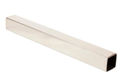 Rura kwadrat stabilizująca prysznic 19x19x1300mm stal szczotkowana