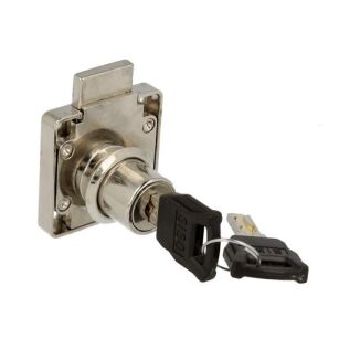 Zamek meblowy kwadratowy SISO X850S fi19x22mm jeden numer klucza 080 SNAKE