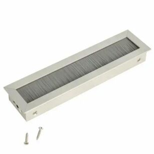 Przepust kablowy LIMBO 181x46x21,8mm aluminium anoda z szarą szczotką