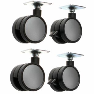 Kółko GREG fi50 czarny/4szt.