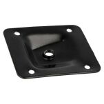 Mocowanie nóg meblowych M8 kątowe 10st 66x58mm czarne - 2