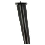 Mocowanie nóg meblowych M8 kątowe 10st 66x58mm czarne - 3