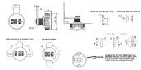 Zamek szyfrowy JACKS 19x16mm czarny lewy - 6