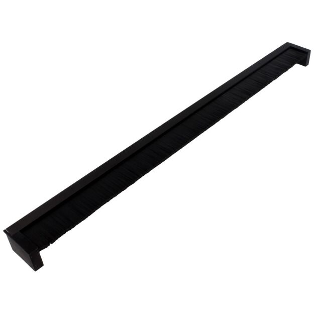 Przepust kablowy NX 35x800x19mm przyścienny aluminium czarny