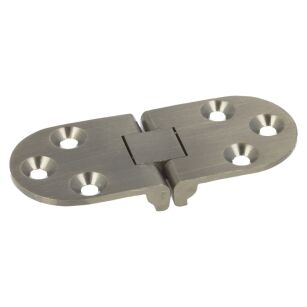 Zawias mosiężny do stołu z blatem rozkładanym 30x72x2mm brązowy