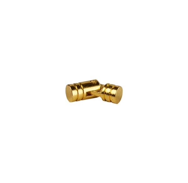 Zawias cylindryczny do szkatułki fi5x15mm złoty