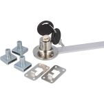 Zamek centralny boczny SISO X851N fi19mm L430 zaczepy 3x13mm CK - 2