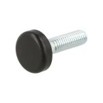Stopka meblowa M8x30mm/PZD+klucz/czarna - 2