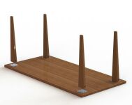 Łącznik nóg X-TREME SS304 100x100mm/M10 - 10