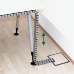 Prowadzenie kabli SNAKE biały 1250mm - 4