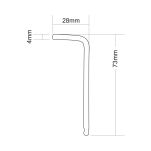 Klucz imbusowy L kulka 4mm - 3