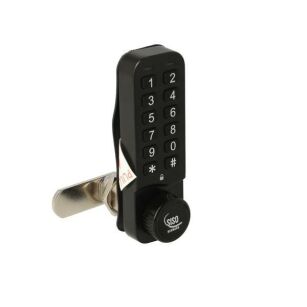 Zamek szyfrowy elektroniczny VIC pionowy do płyty max 22mm czarny