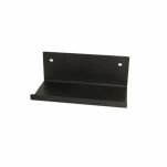 Półka do lameli ściennych stalowa 200x101x75mm czarny mat ACU - 2