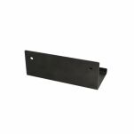 Półka do lameli ściennych stalowa 200x101x75mm czarny mat ACU - 3
