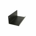 Półka do lameli ściennych stalowa 200x101x75mm czarny mat ACU - 4